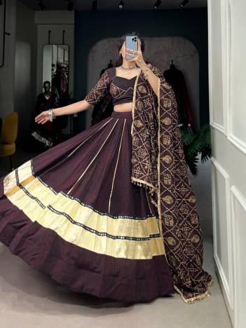 AAWIYA 1702 BLACK DESIGNER GEORGETTE LEHENGA CHOLI WHOLESALER IN SURAT